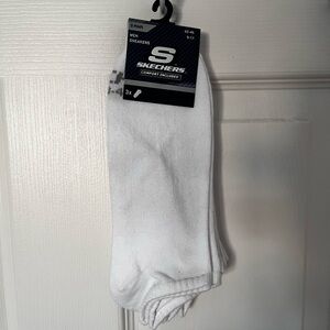 Skechers Men's White Athletic Socks - 3 Pack